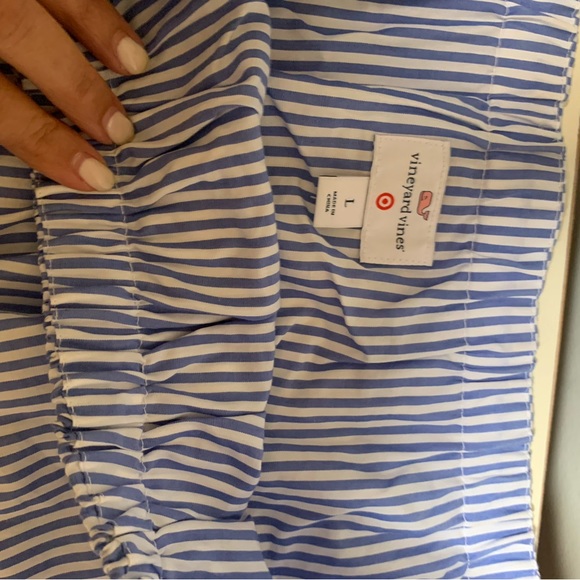 Vineyard Vines for Target women’s off the shoulder striped town size L - Picture 5 of 5